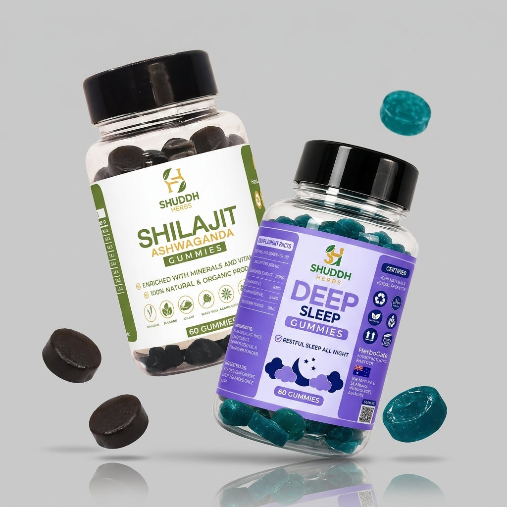 Shilajit Ashwagandha Gummies - energy and stamina support